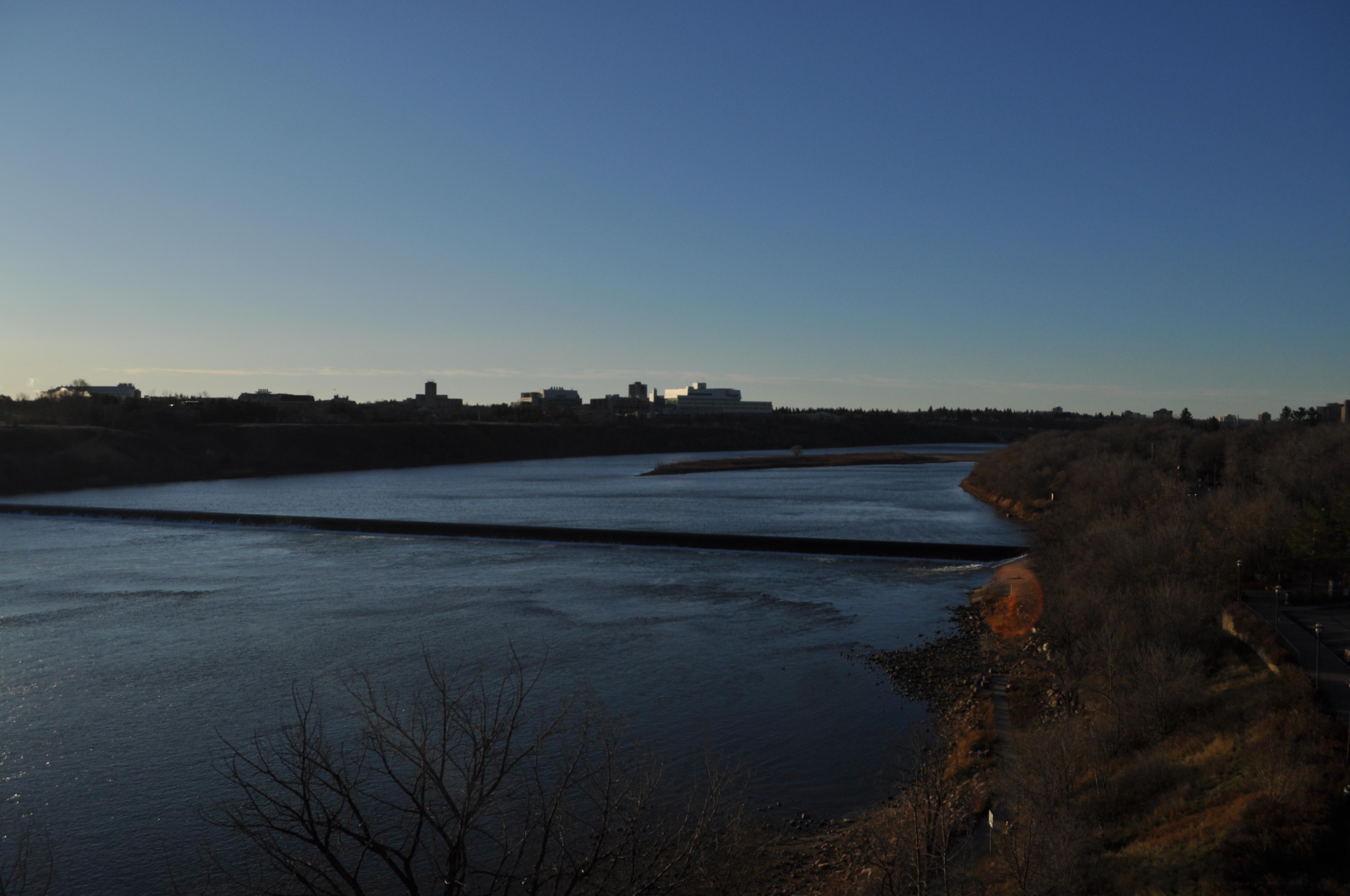 Underexposed river